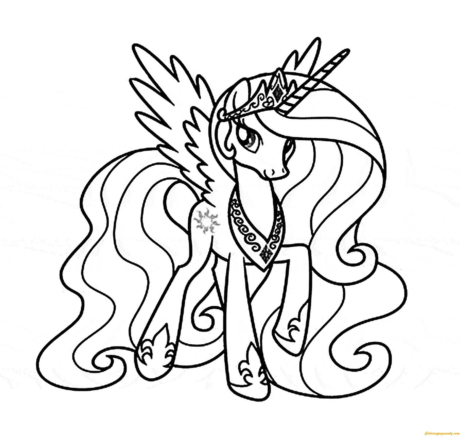 1554x1480 Unique Coloring Pages Princess Luna Collection Printable