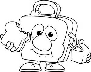 300x238 Lunch Box Coloring Page