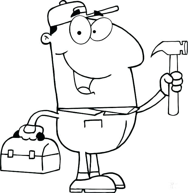 618x634 Box Coloring Page Community Workers Coloring Pages Box Coloring