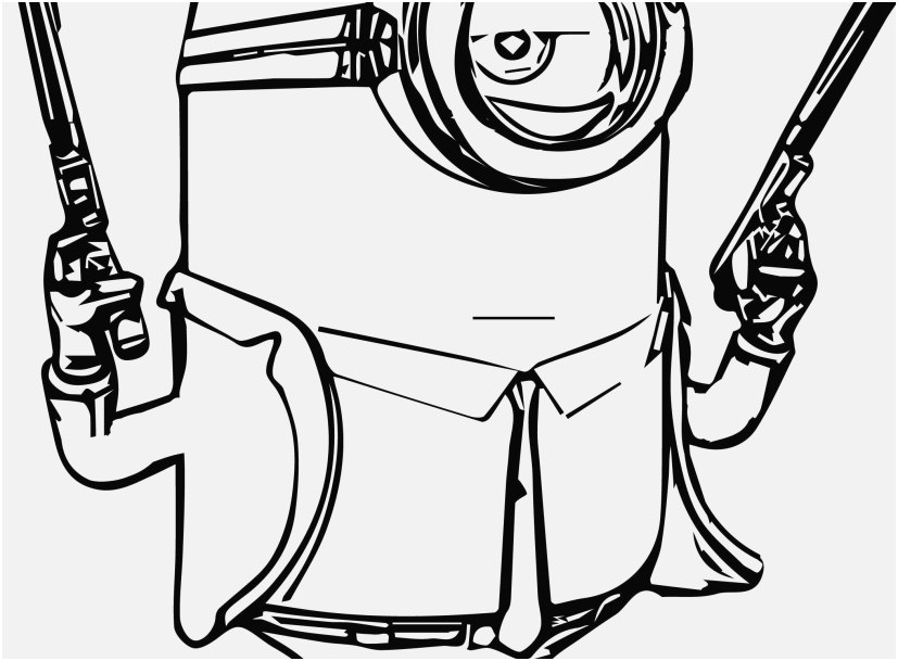 827x609 Gun Coloring Pages Portraits Minions Coloring Pages