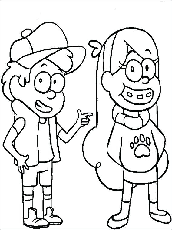 568x758 Gravity Falls Coloring Pages Gravity Falls Coloring Pages Dipper