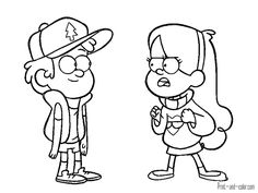 236x177 Gravity Falls Coloring Pages Print And Coloring