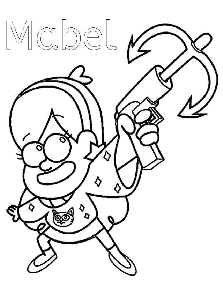 750x1000 Gravity Falls Coloring Pages Gravity Falls