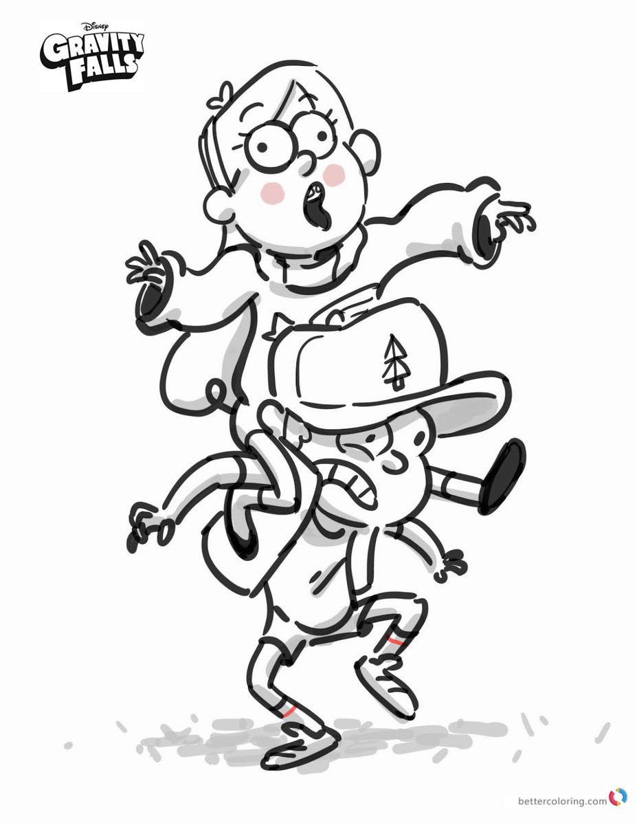 927x1200 Dipper Pines Coloring Pages Fiscalreform Entrancing
