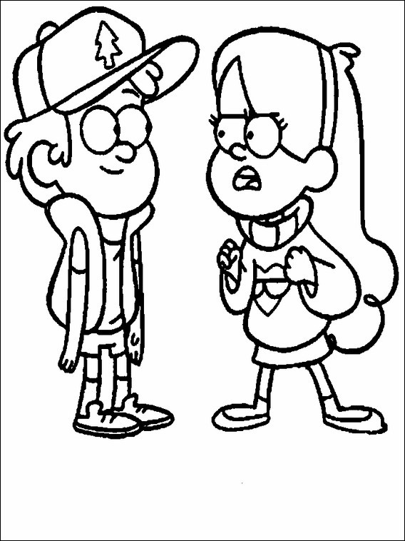 568x758 Gravity Falls Coloring Pages Coloring Pages For Kids