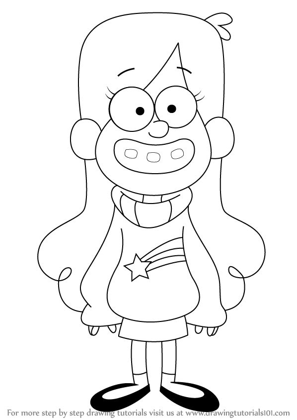 598x844 Gravity Falls Coloring Pages Mabel