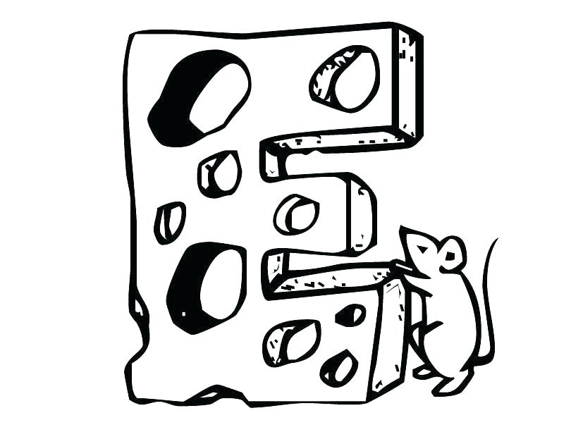 810x630 F Coloring Pages Cheese Coloring Pages Letter E Coloring Sheets