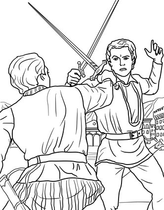 332x425 Macbeth Coloring Pages Romeo And Juliet Duel Scene Coloring Page