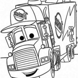 268x268 Cars Mack Truck Coloring Page Archives