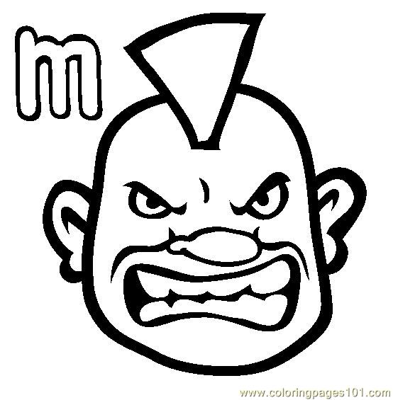 554x565 Mad Coloring Page