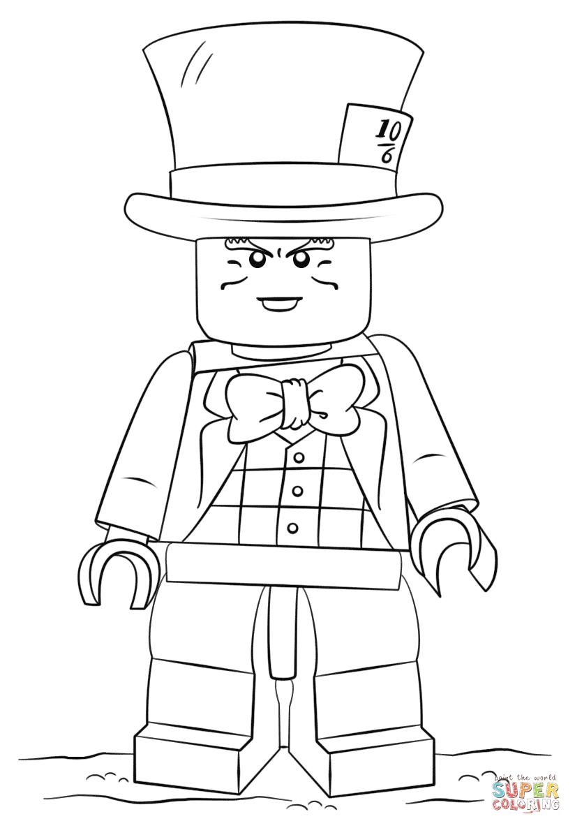 824x1186 Printable Mad Hatter Coloring Page Free Printable Pages And Auto