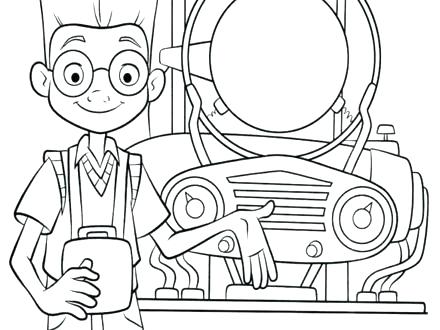 440x330 Scientist Coloring Pages Science Coloring Sheets Great Free