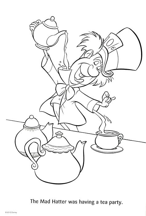 474x700 Mad Hatter Coloring Pages Mad Hatter Coloring Pages Photography