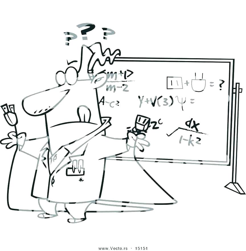 863x880 Scientist Coloring Pages Astounding Ideas Science Coloring Pages
