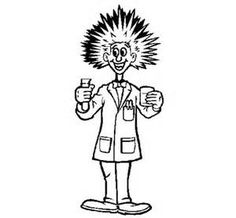 236x218 Halloween Coloring Page Mad Scientist