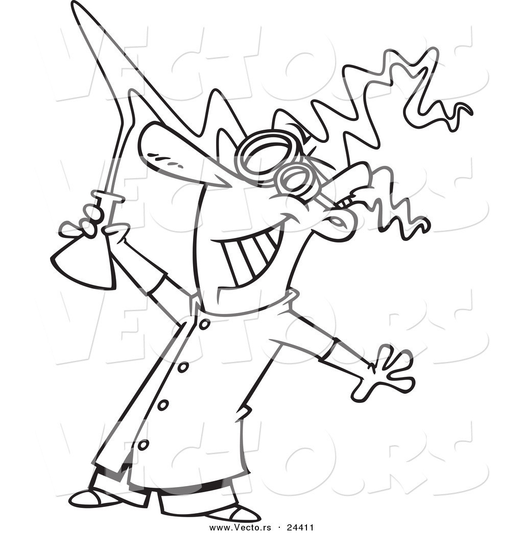 1024x1044 Mad Scientist Coloring Pages Wagashiya