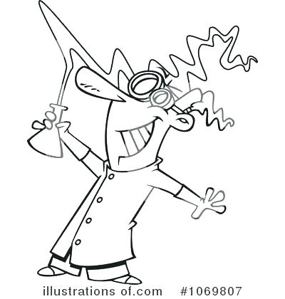 400x420 Scientist Coloring Pages Science Coloring Books As Well As Science