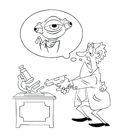 437x480 Free Printable Science Coloring Pages Scientist Coloring Page
