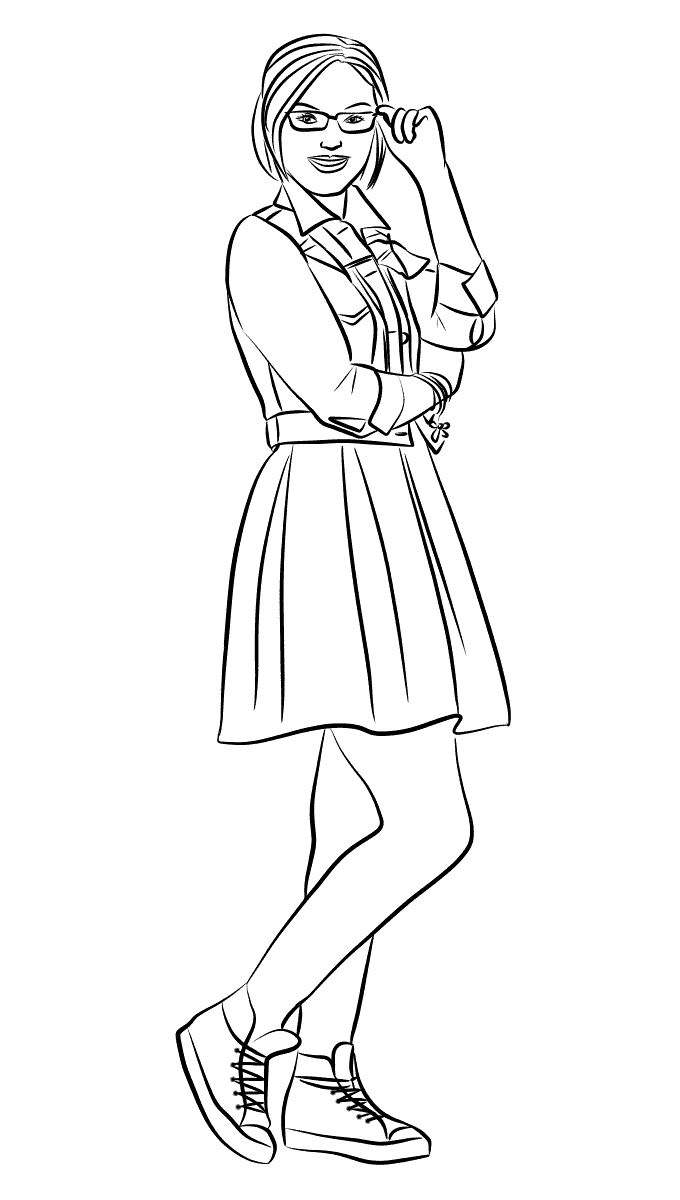 680x1200 Liv And Maddie Coloring Pages