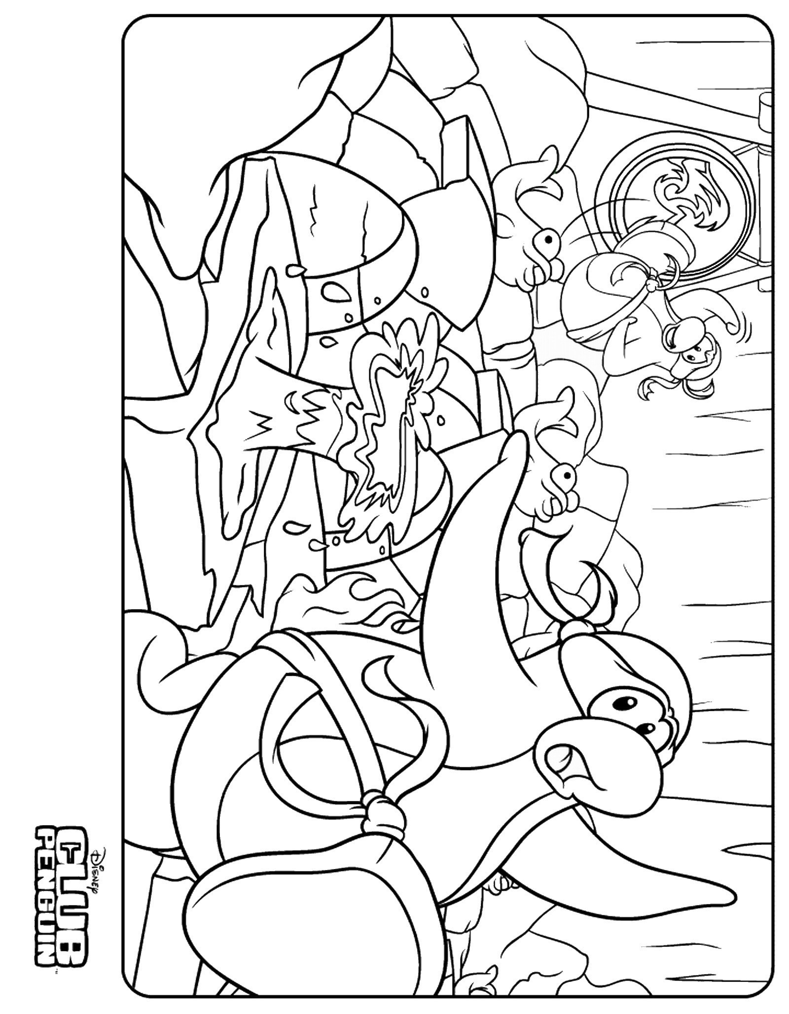 1600x2056 Penguins Of Madagascar Coloring Pages