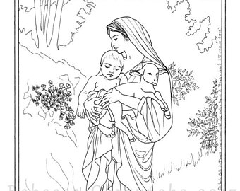 340x270 St Margaret Of Scotland Coloring Page Catholic Christian