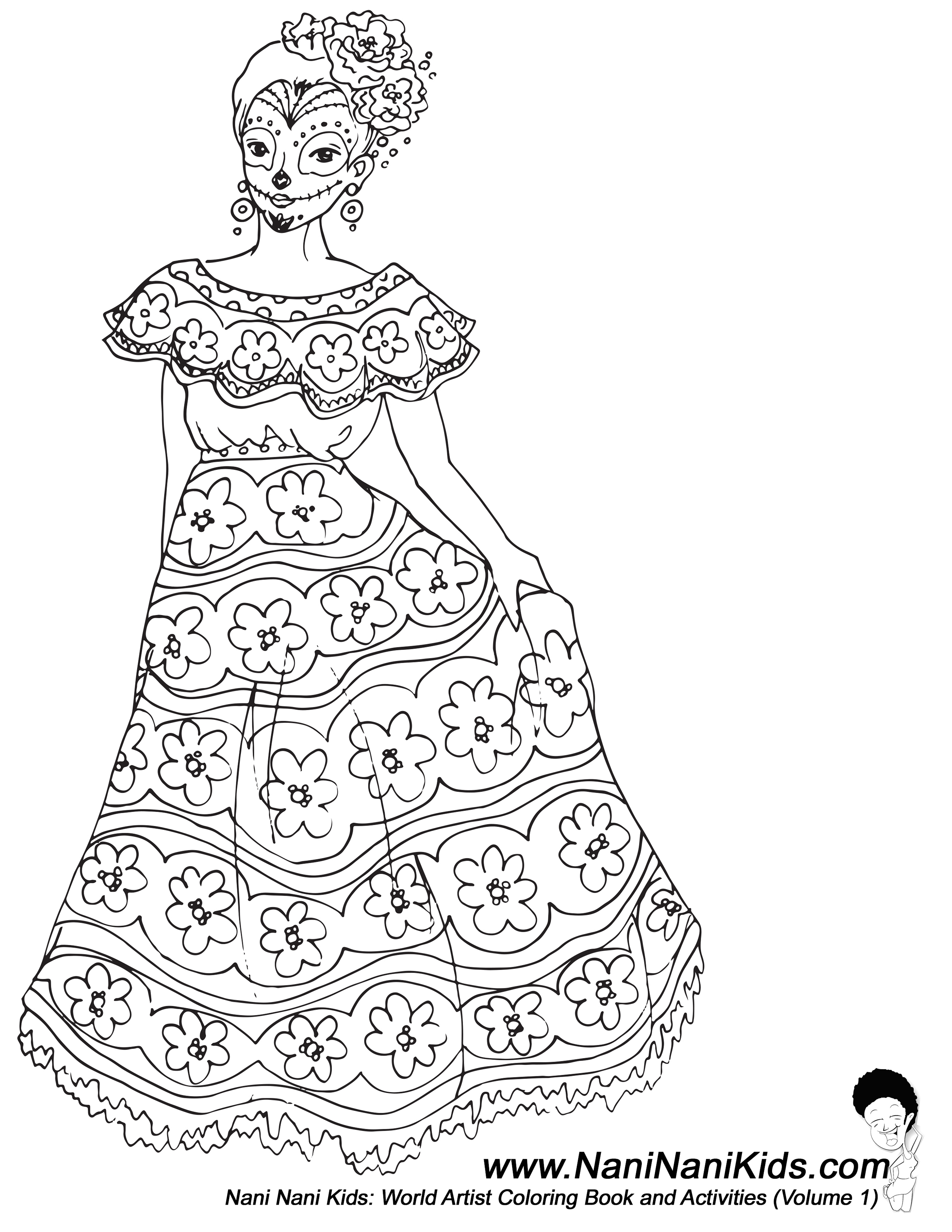 2550x3300 Barbie Coloring Pages Black Or Ethnic Page With African American