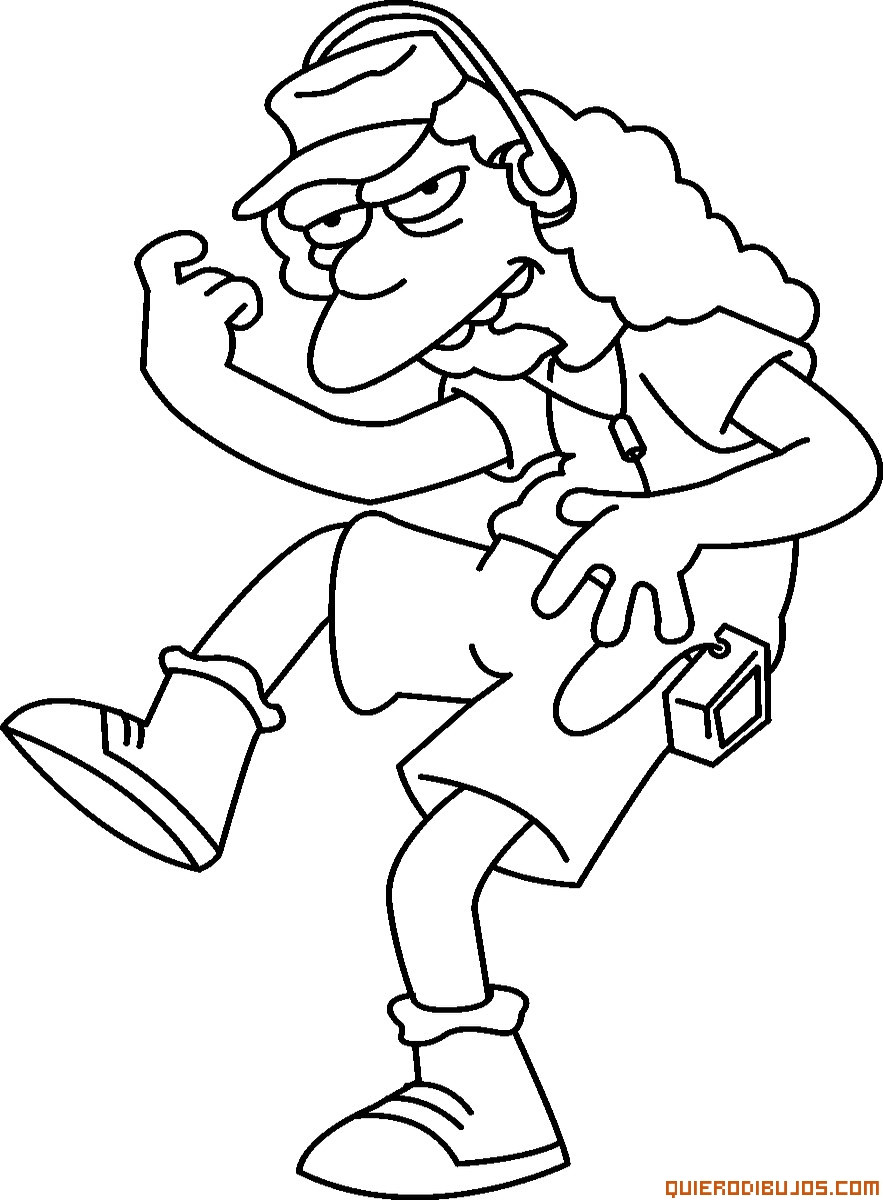 883x1200 Simpsons Coloring Pages Collection Characters Bright Maggie