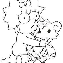 220x220 The Simpsons Coloring Pages