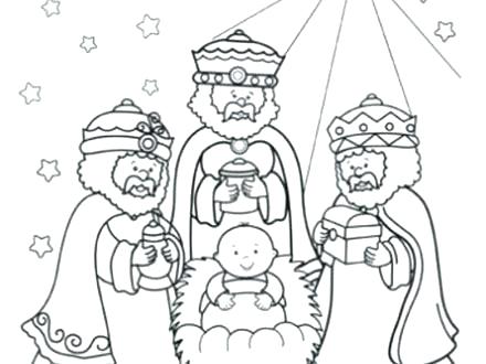 440x330 Three Wise Men Coloring Pages Magi Coloring Page Coloring Pages