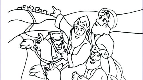 500x280 Wise Men Coloring Page Wise Men Coloring Pages Coloring Pages
