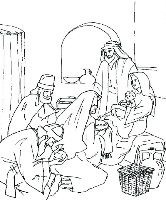 565x682 Wise Men Coloring Pages At The Nativity Coloring Page Coloring