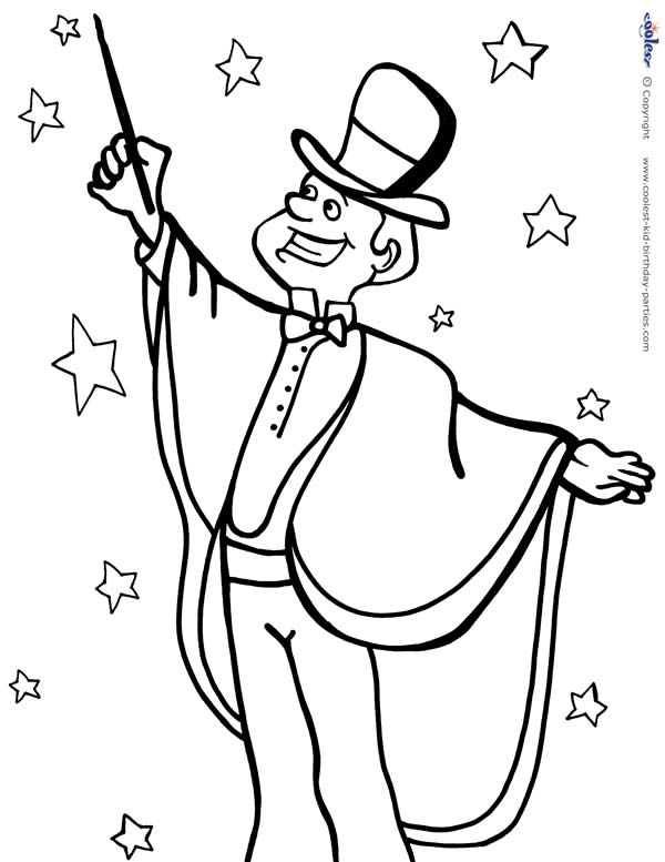 600x777 Magic Coloring Pages Magic Printable Coloring Pages For Kids