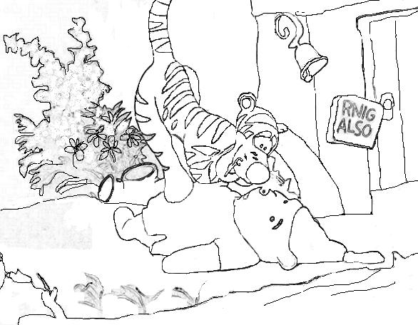586x456 Disney Coloring Page