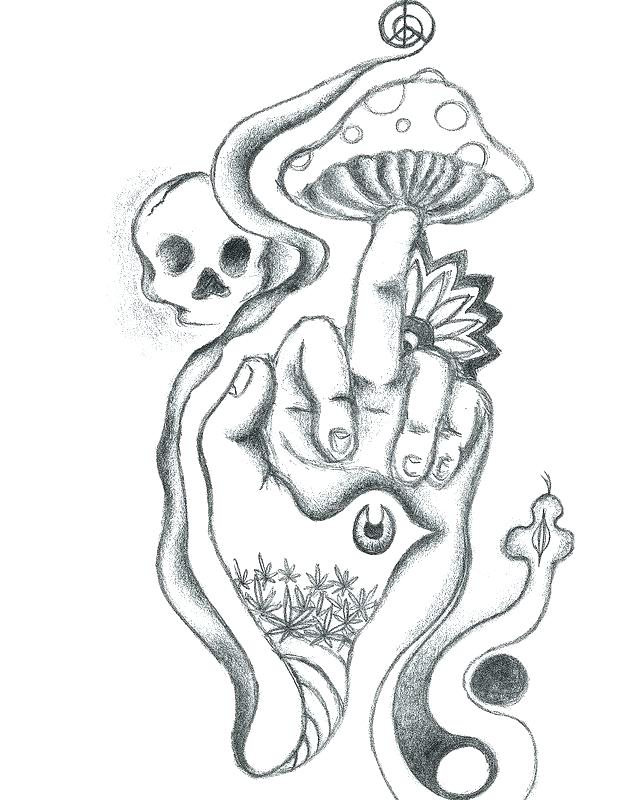 620x800 Trippy Mushroom Coloring Pages Coloring Pages Collage