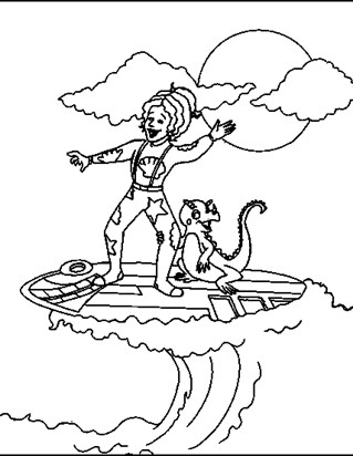 319x412 Magic School Bus Coloring Pages All Kids Network