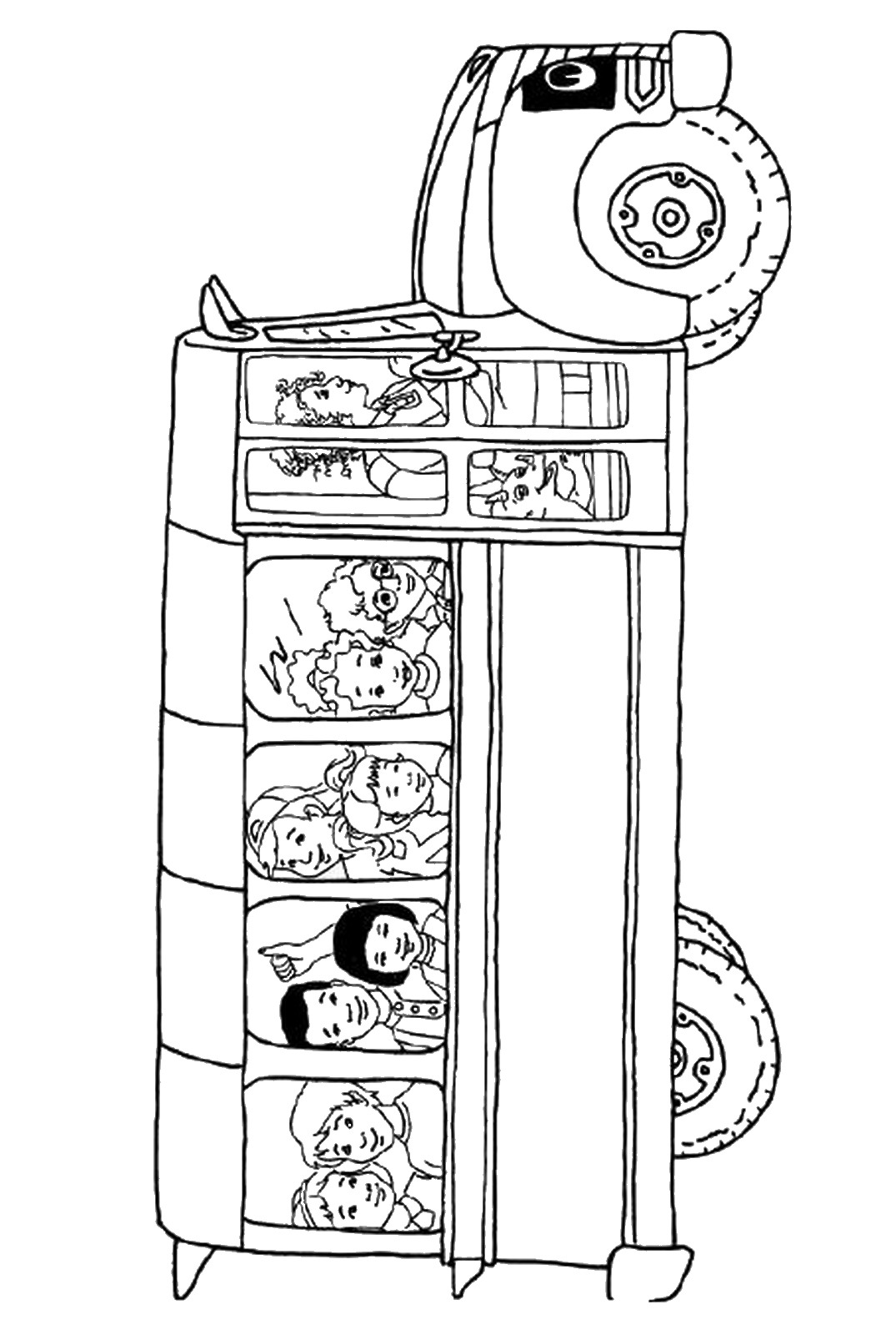 1075x1600 The Magic School Bus Coloring Pages