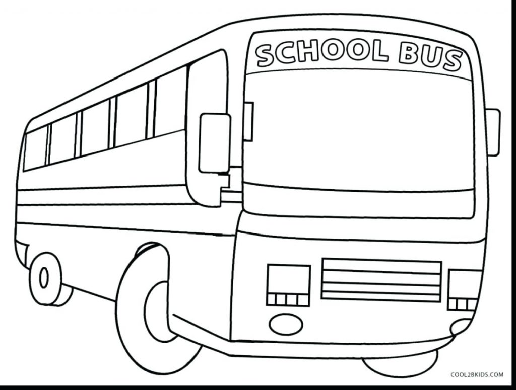 1024x775 Coloring Pages Bus Coloring Page Superb Printable School Pages