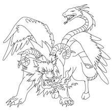 220x220 Greek Fabulous Creatures And Monsters Coloring Pages