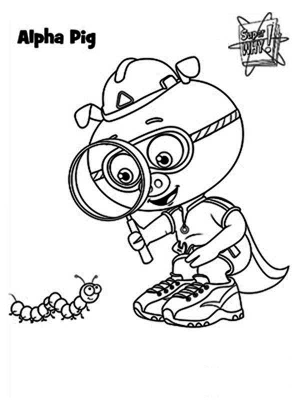 600x800 Magnifying Glass Coloring Page