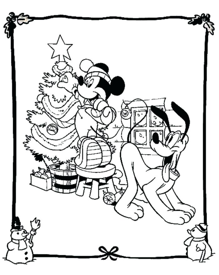 700x879 Mickey Mouse Christmas Coloring Pages Cool Mickey Mail Coloring