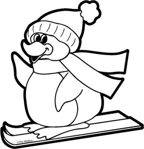 460x476 Skiing Penguin Penguins, Shrinky
