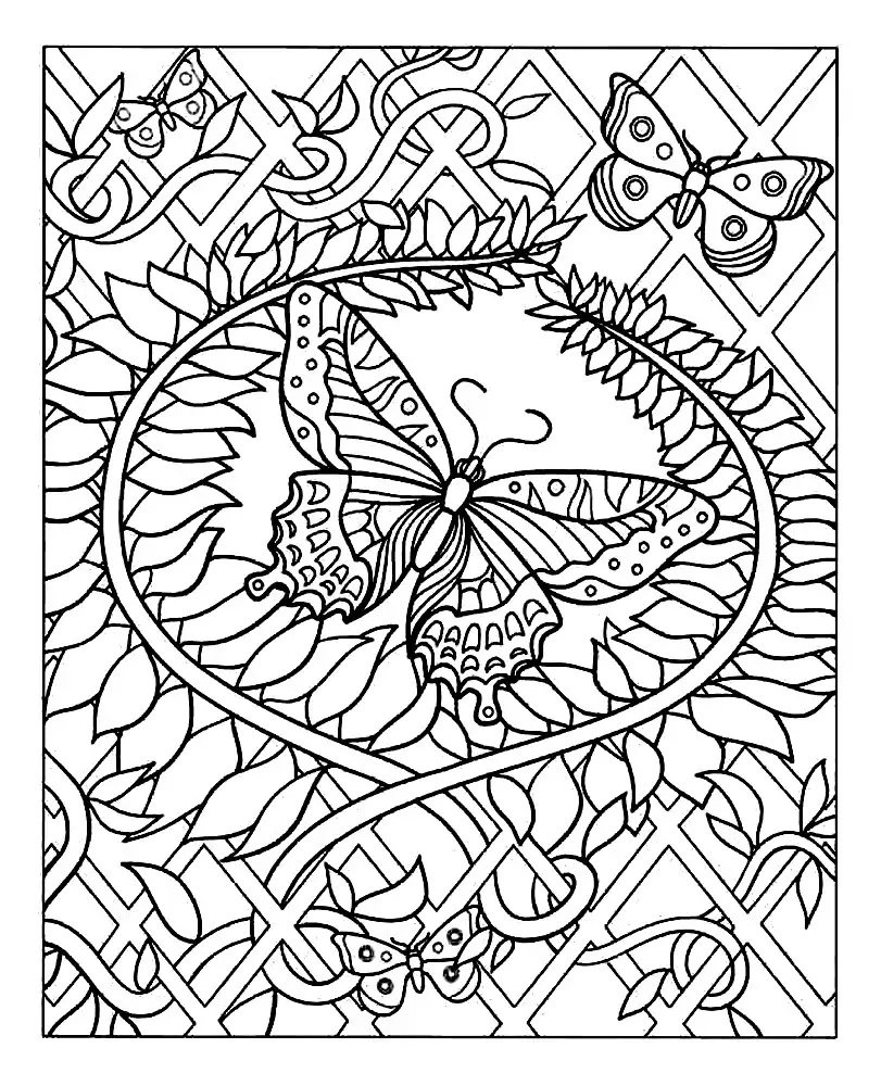 811x1000 Free Coloring Page Coloring Free Butterfly A Superb Coloring Page