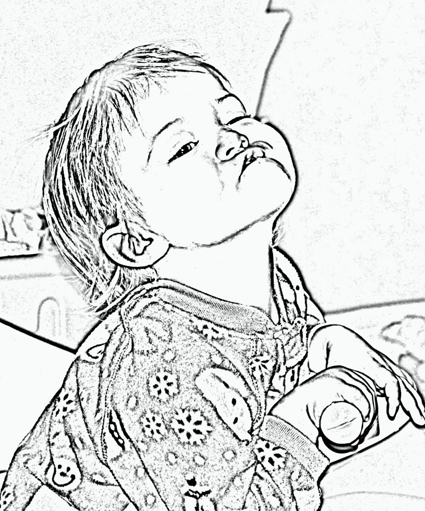 853x1024 Turn Picture Into Coloring Page Photoshop Turn Your Photo