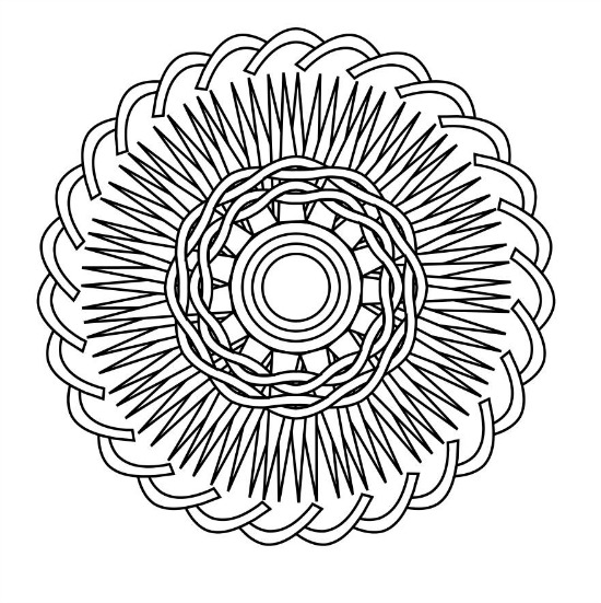 550x551 Make And Print Your Own Adult Coloring Pages