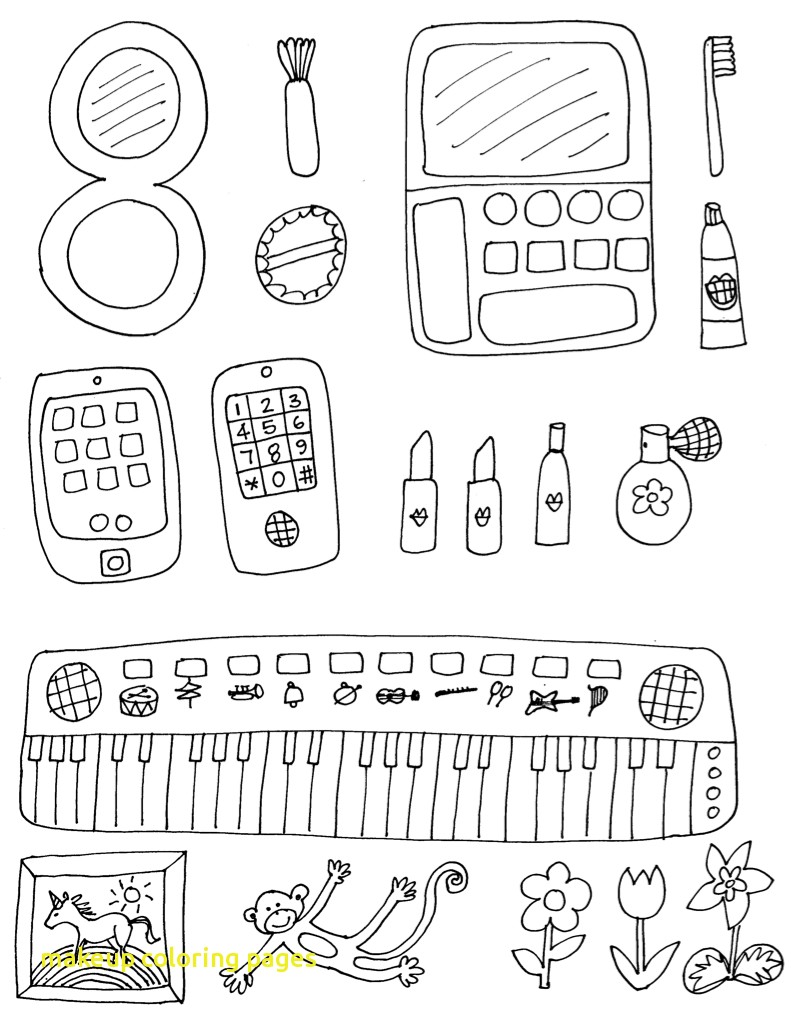 791x1015 Makeup Coloring Pages Throughout Itgod Of Adorable