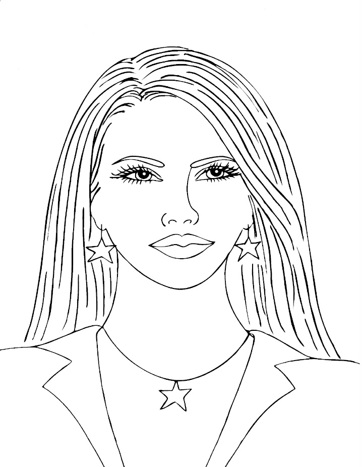 718x926 Coloring Pages For Girls Makeup Colouring To Funny Print Pict