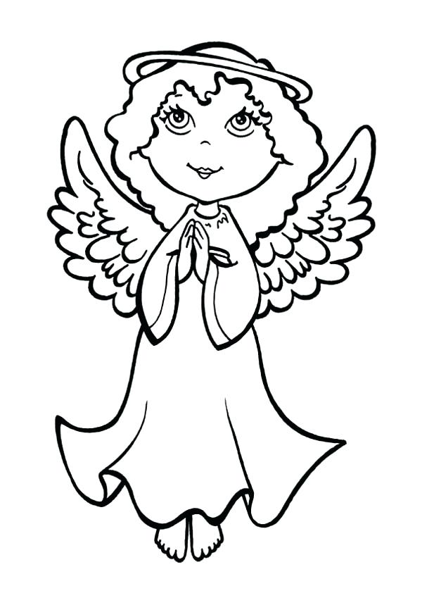 Male Angel Coloring Pages at GetDrawings | Free download