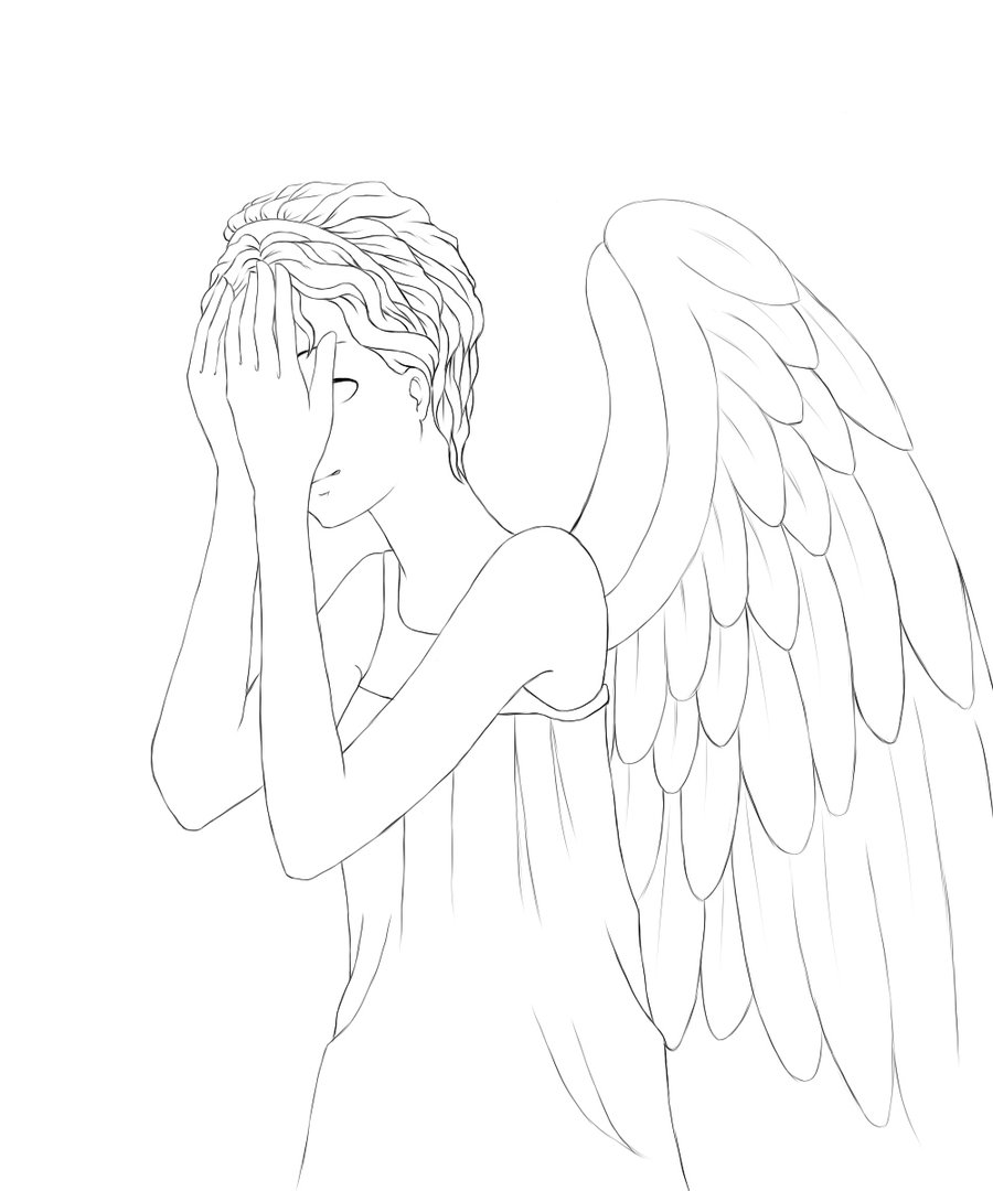 900x1080 Sampler Weeping Angel Coloring Page Pix For Angels Pages Things
