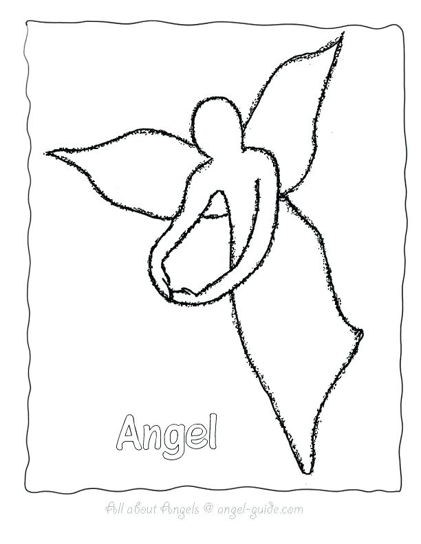 612x792 Angel Pictures To Color