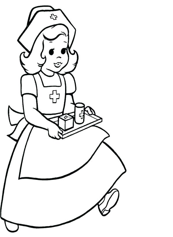 600x820 Nurse Coloring Pages Nurse Coloring Pages Online